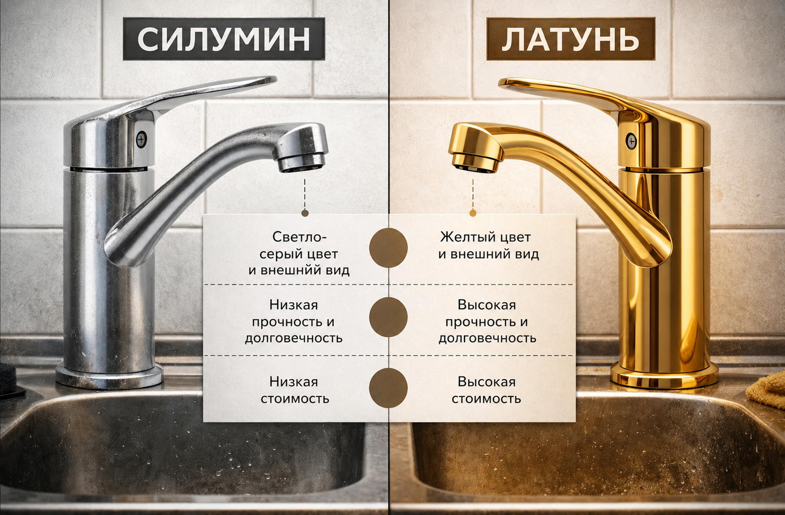 силумин или латунь